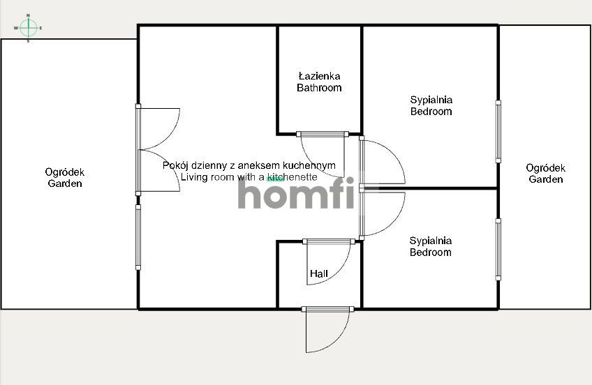 ul. Św. Rity / Iwiny | 3 pokoje | ogródek | garaż - Mieszkanie - Sprzedaż - Wrocławski, Siechnice / Iwiny