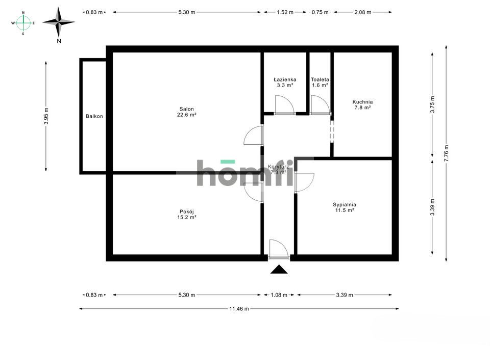 Przestronne 3 pok. mieszkanie na Fordonie - Mieszkanie - Sprzedaż - Bydgoszcz, Fordon