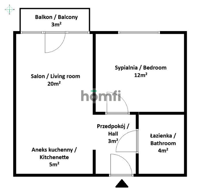 2-pokojowy apartament z fitness Zajezdnia Wrzeszcz - Mieszkanie - Sprzedaż - Gdańsk, Wrzeszcz