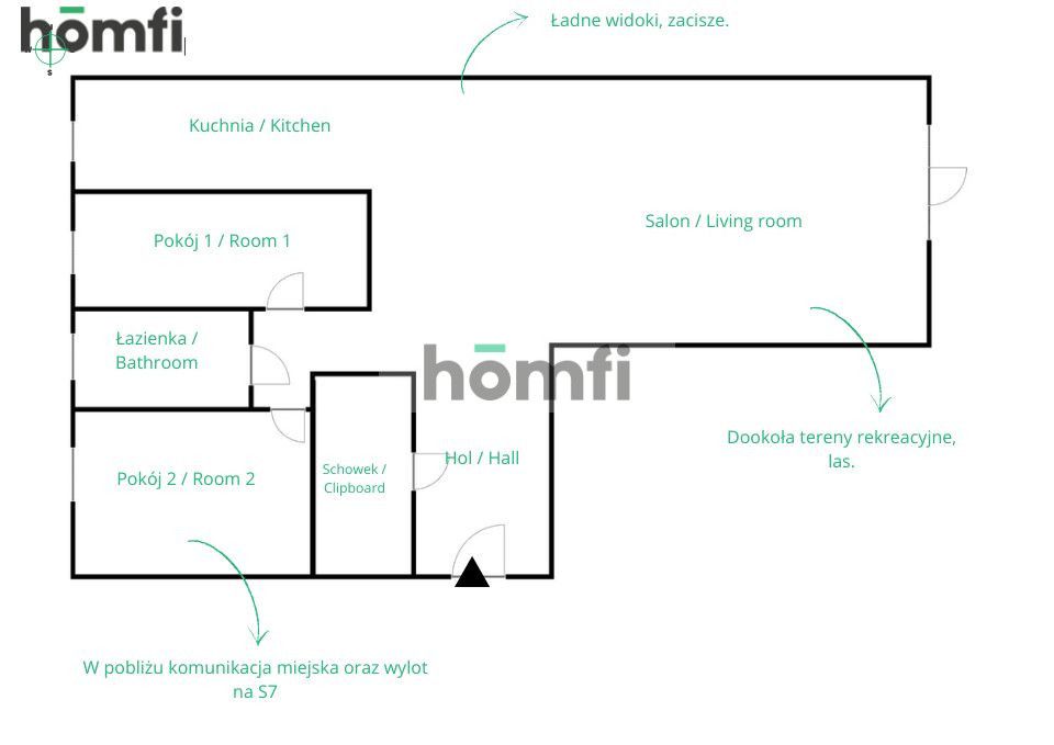 Komfortowe mieszkanie 76 m² w sercu Moreny - Mieszkanie - Sprzedaż - Gdańsk, Piecki-Migowo