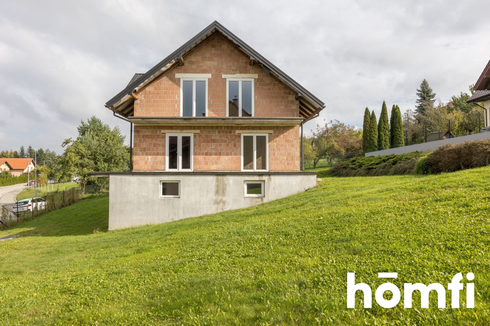 Dom na widokowej działce do wykończenia w Bochni - Dom - Sprzedaż - Bocheński, Bochnia