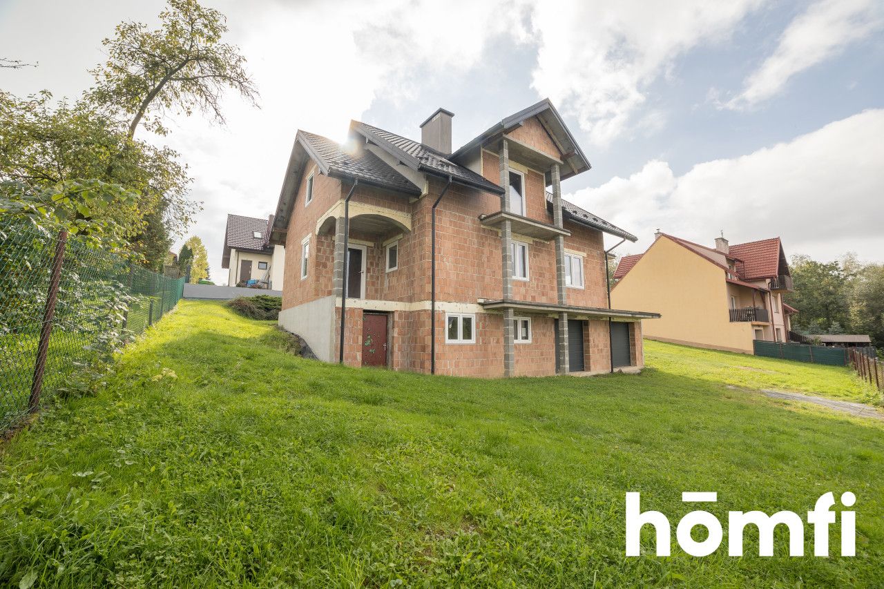 Dom na widokowej działce do wykończenia w Bochni - Dom - Sprzedaż - Bocheński, Bochnia