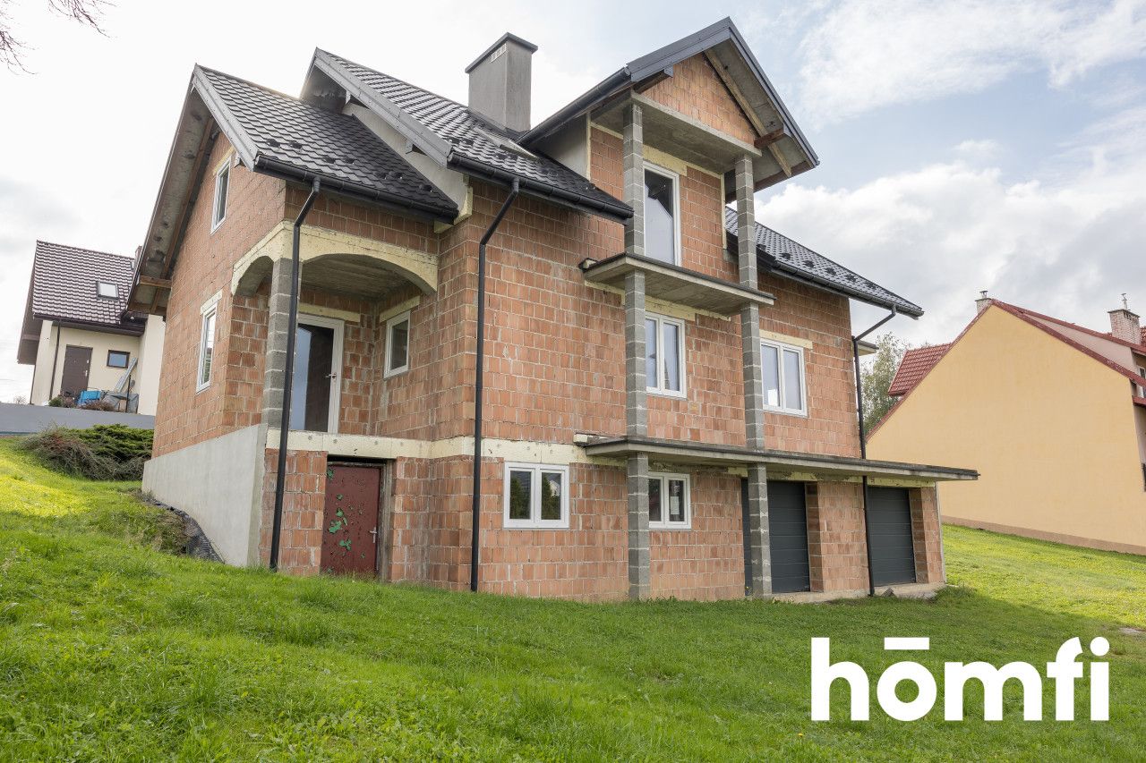 Dom na widokowej działce do wykończenia w Bochni - Dom - Sprzedaż - Bocheński, Bochnia