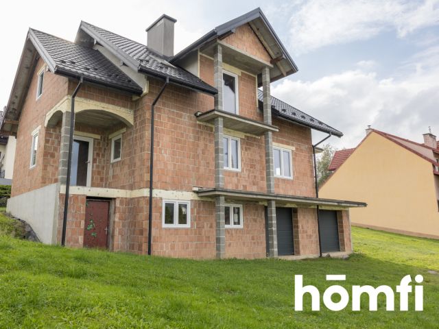 Dom na widokowej działce do wykończenia w Bochni - Dom - Sprzedaż - Bocheński, Bochnia