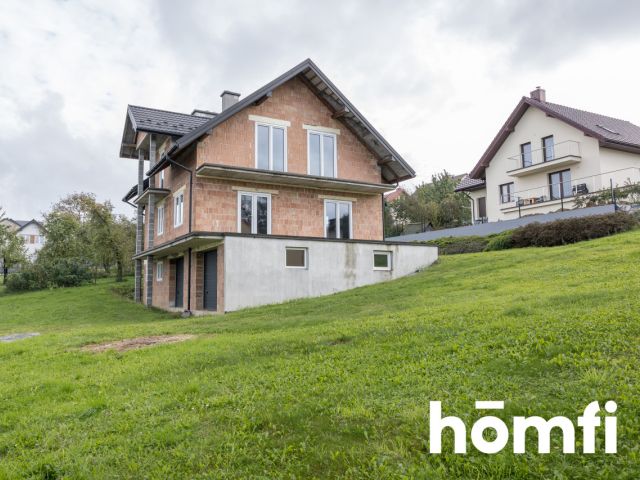 Dom na widokowej działce do wykończenia w Bochni - Dom - Sprzedaż - Bocheński, Bochnia