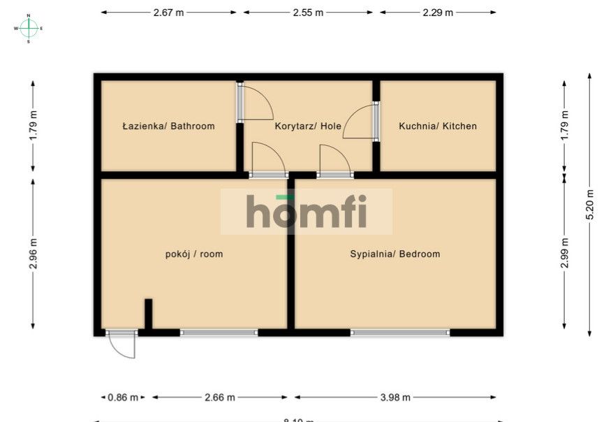 Mieszkanie 2 pokojowe z ogrodem. Maleczyńskich. - Mieszkanie - Wynajem - Wrocław, Fabryczna