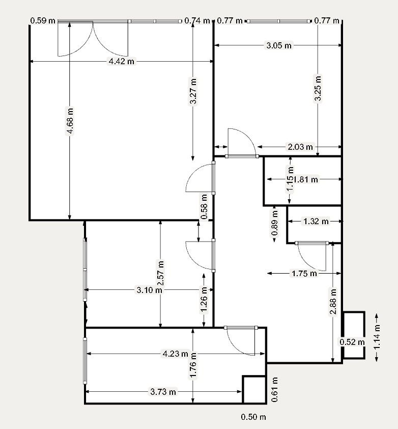 3-room apartment for renovation - Квартира - Продаж - Kraków, Nowa Huta / Mistrzejowice