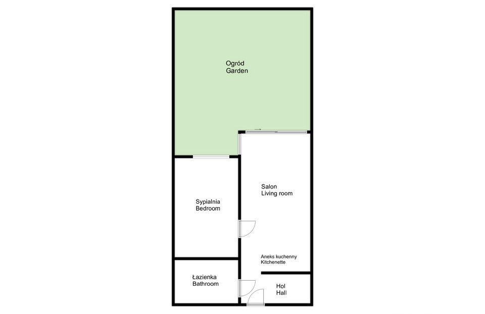2 pokojowe z ogródkiem | Quattro Business Park - Mieszkanie - Wynajem - Kraków, Śródmieście / Prądnik Czerwony