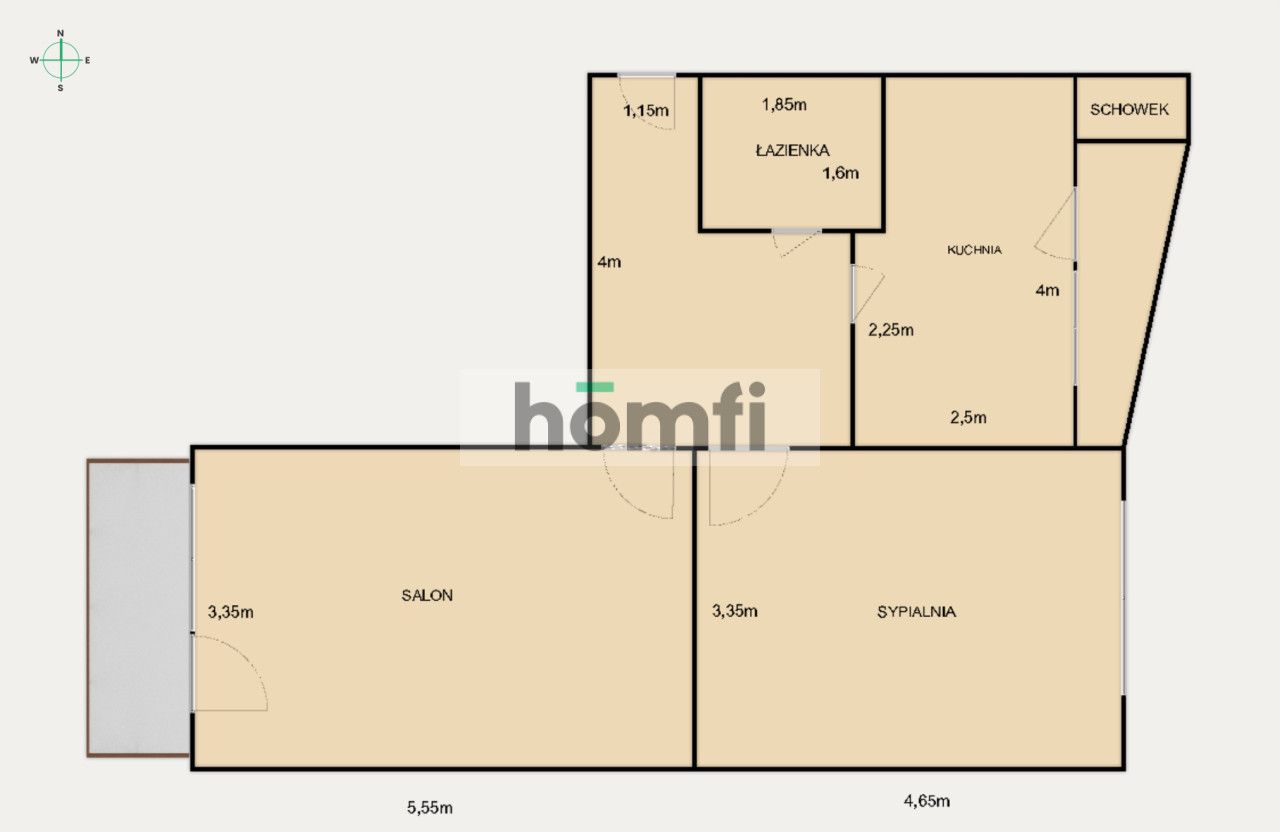 Rozkładowe M2 z balkonami w centrum Pabianic - Mieszkanie - Sprzedaż - Pabianicki, Pabianice