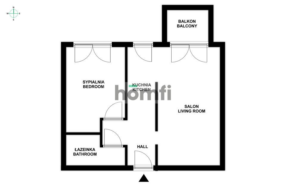 NA WYNAJEM 2 POKOJOWE MIESZKANIE Z BALKONEM/ RONDO MATECZNEGO/ ul: SZAFRANA - Mieszkanie - Wynajem - Kraków, Podgórze / Dębniki