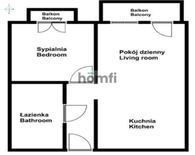 A 1-bedroom apartment 42,5 sqm (ul. Reduta, Pradnik Czerwony) - Apartment - Rent - Kraków, Śródmieście / Prądnik Czerwony