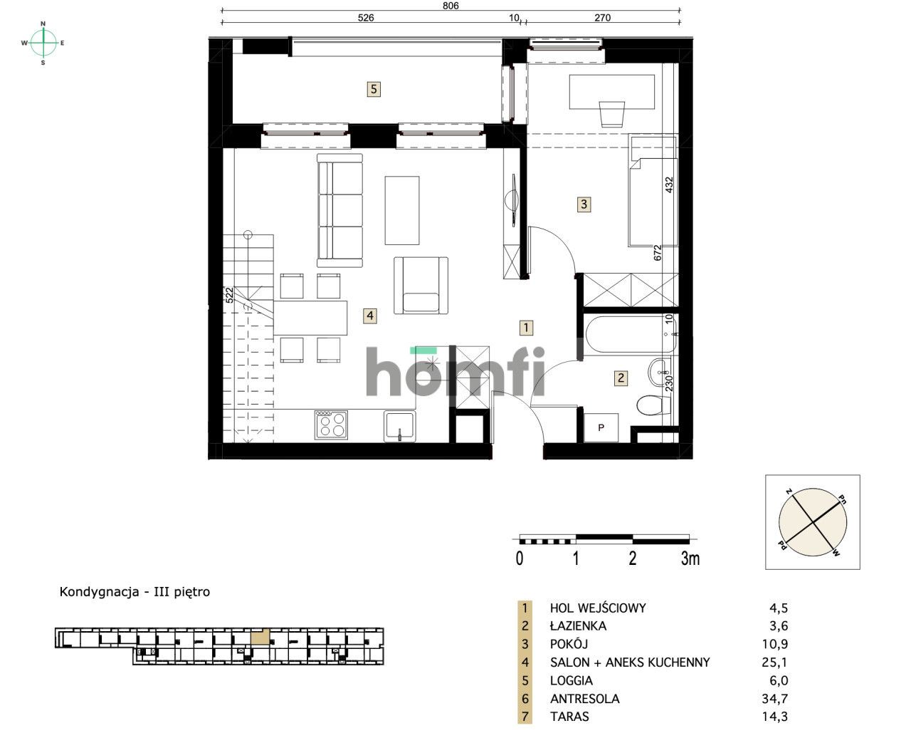 APARTMENT WITH MEZZANINE, LOGGIA, and TERRACE – Koszarowa Street 3B, Gniezno - Apartment - Sale - Gnieźnieński, Gniezno