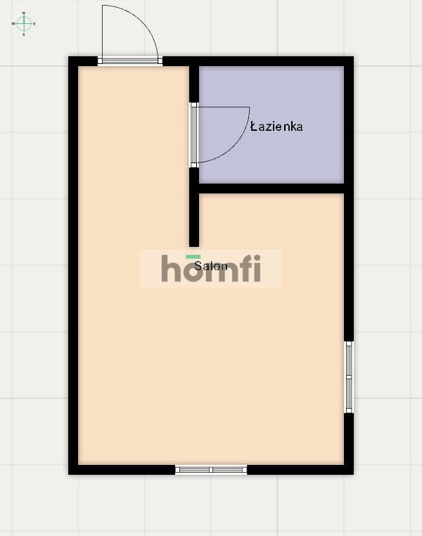 Kawalerka z dużym balkonem w centrum - Mieszkanie - Wynajem - Łódź, Śródmieście