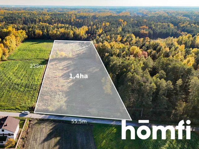 Działka rolno-budowlana w bardzo spokojnej, wiejskiej, okolicy - Działka - Sprzedaż - Lipski, Ciepielów / Wólka Dąbrowska