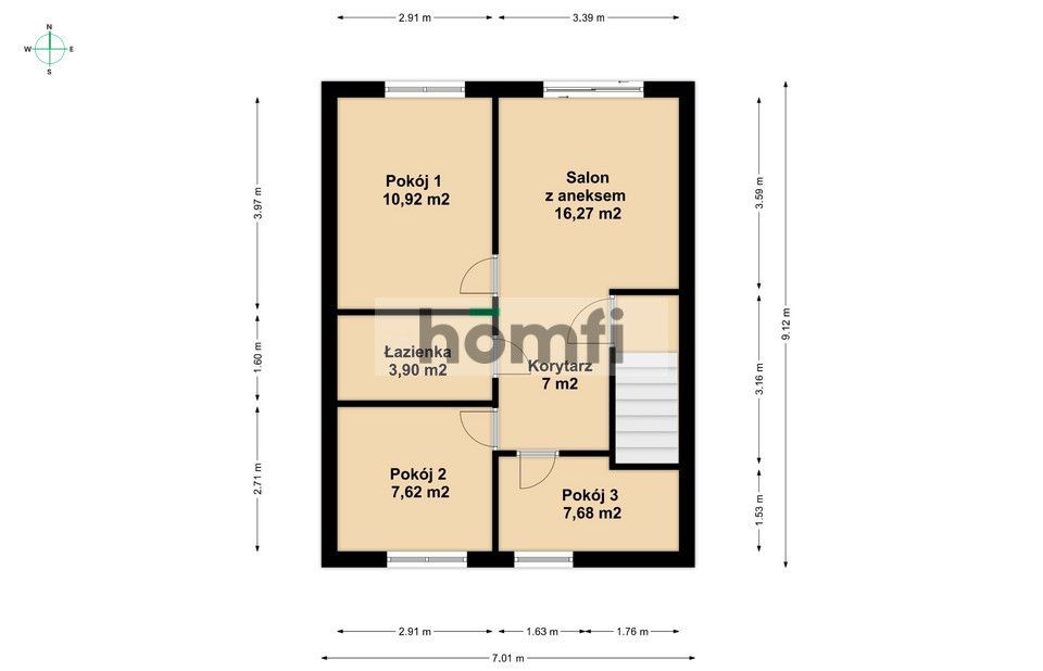62 M² DEVELOPERS STANDARD APARTMENT IN GOWARZEWO WITH A GARDEN AND PARKING SPACE. - Apartment - Sale - Poznański, Kleszczewo / Gowarzewo