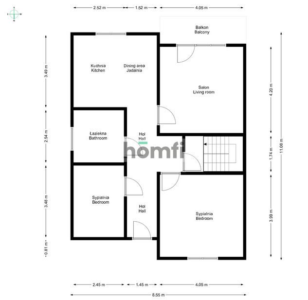 Dwupoziomowe mieszkanie z 5 pokojami - Mieszkanie - Wynajem - Zwoleński, Zwoleń