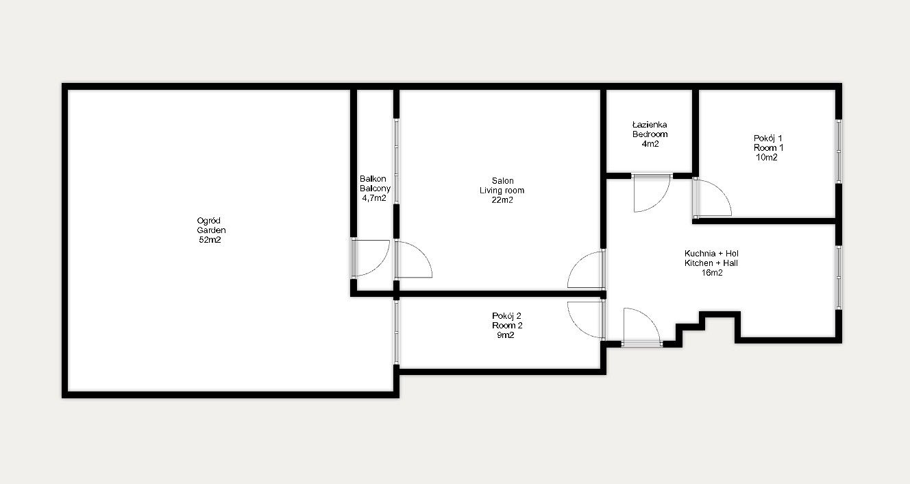 Comfortable 3-room apartment with a separate kitchen for sale - Квартира - Продаж - Białystok, Zielone Wzgórza