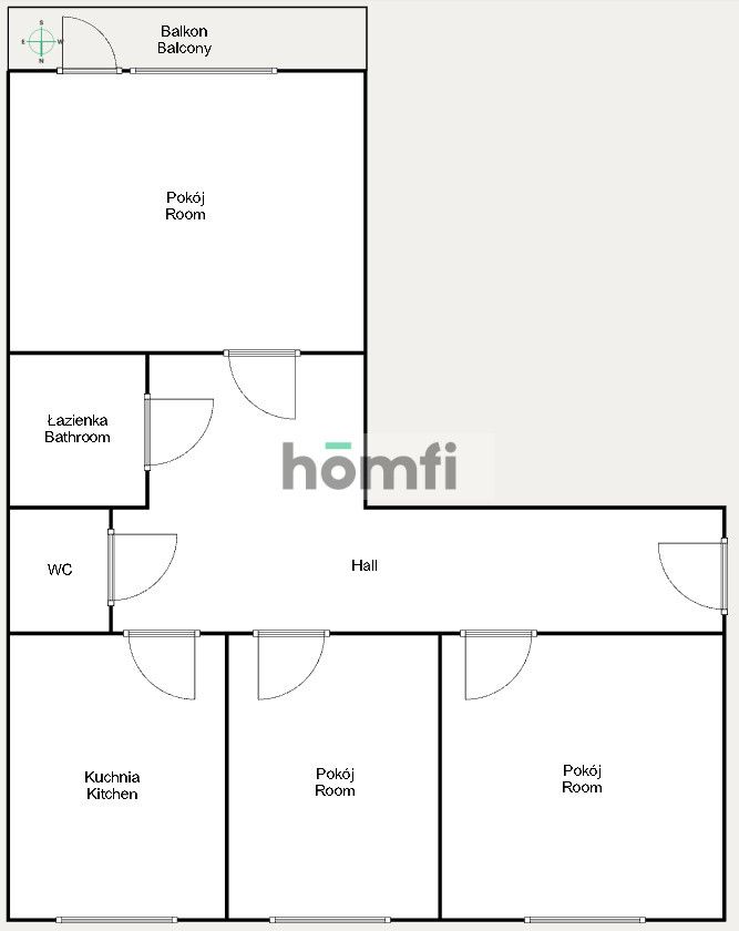 ul. Tyrmanda / Muchobór | 3 pokoje | balkon - Mieszkanie - Wynajem - Wrocław, Fabryczna / Muchobór Wielki