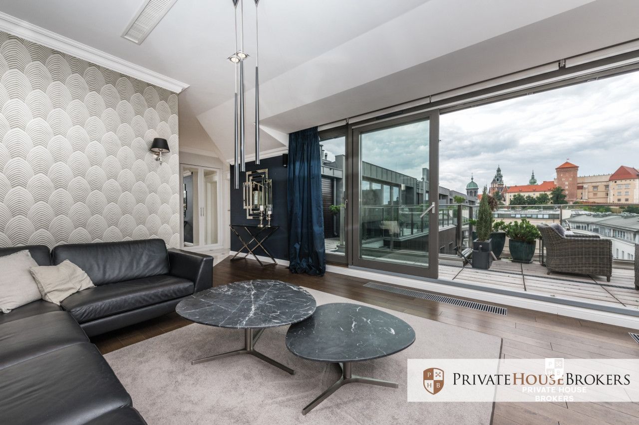 Unique penthouse in Angel Wawel - Apartment - Rent - Kraków, Śródmieście / Stare Miasto