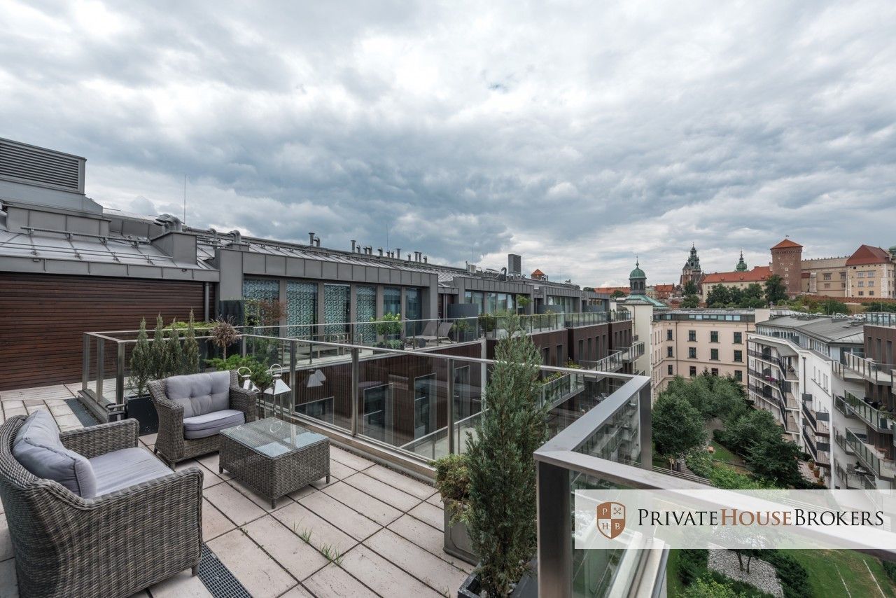 Unique penthouse in Angel Wawel - Apartment - Rent - Kraków, Śródmieście / Stare Miasto