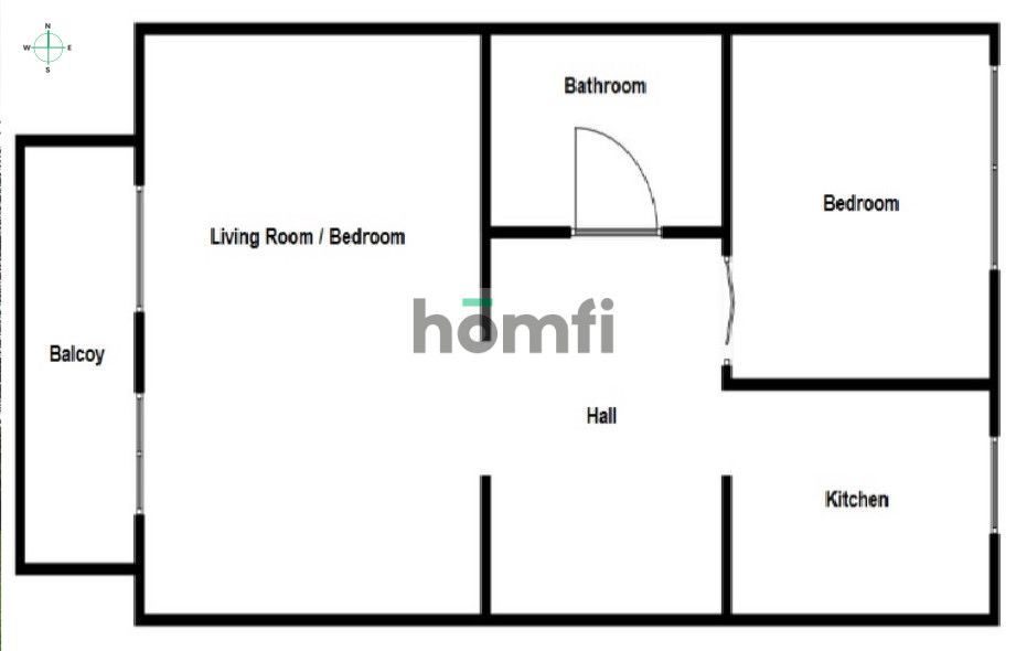 Beautiful apartment with 2 rooms, garden, place in the hall - Apartment - Rent - Gdańsk, Zaspa