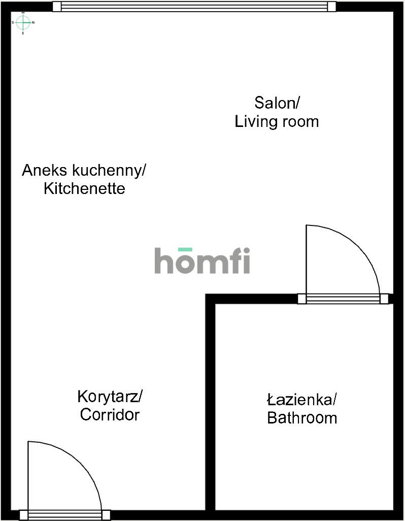 Elegancka kawalerka w wysokim standardzie - Mieszkanie - Wynajem - Kraków, Krowodrza