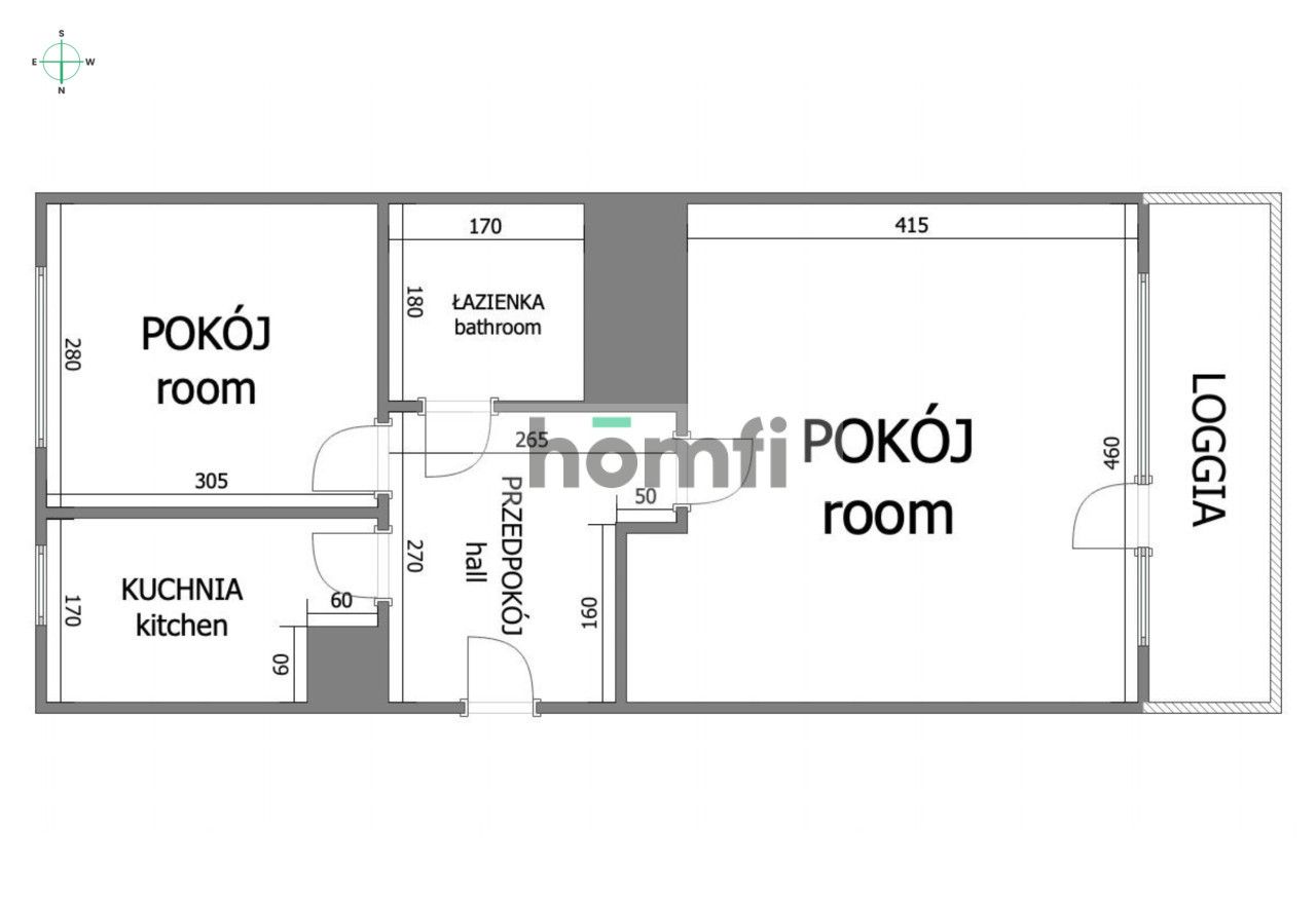 2 rooms | separate kitchen | loggia | to renovate - Apartment - Sale - Kraków, Podgórze Duchackie