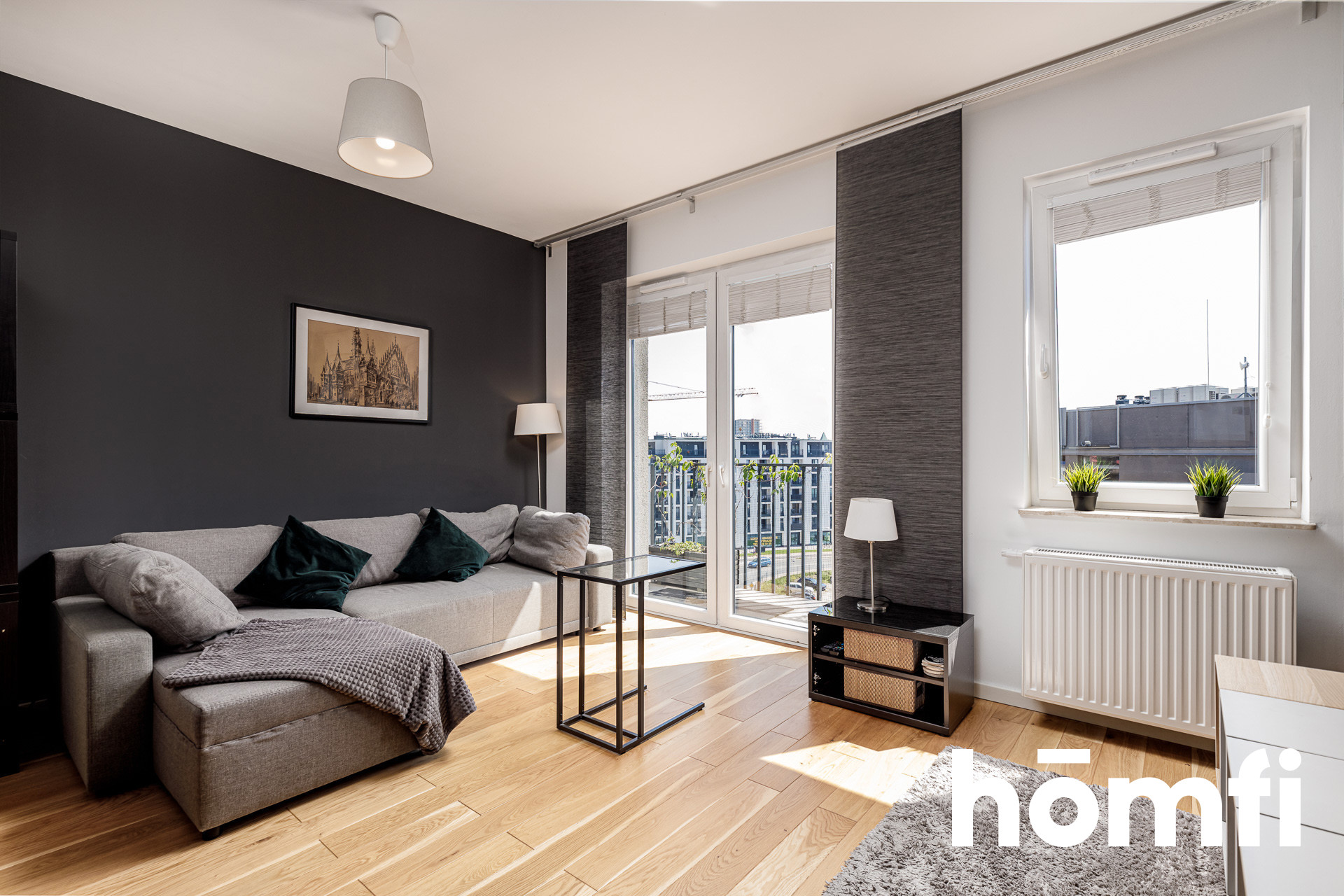 2-room, 42 m2 with a balcony and a parking space / Słonimskiego / Promenady Wrocławskie - Квартира - Оренда - Wrocław, Psie Pole / Kleczków