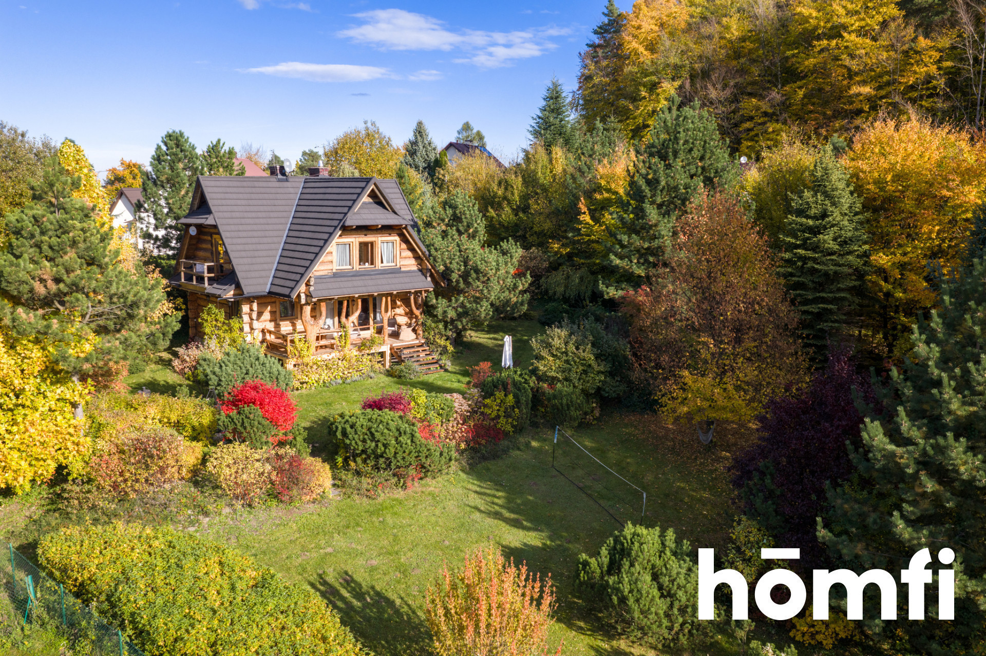 Dom z bali w Brzezowej na sprzedaż! - Dom - Sprzedaż - Myślenicki, Dobczyce / Brzezowa