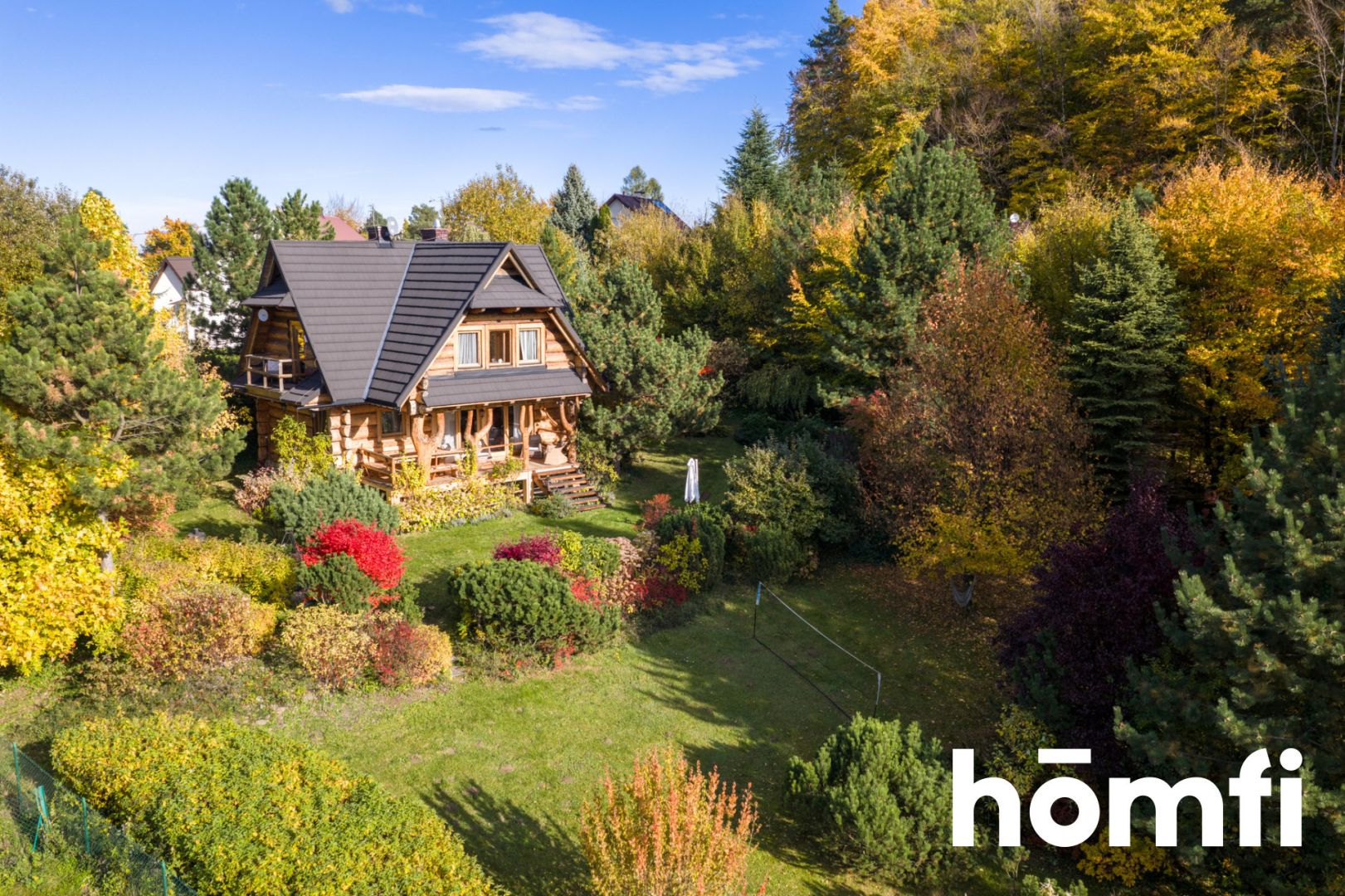 Dom z bali w Brzezowej na sprzedaż! - Dom - Sprzedaż - Myślenicki, Dobczyce / Brzezowa