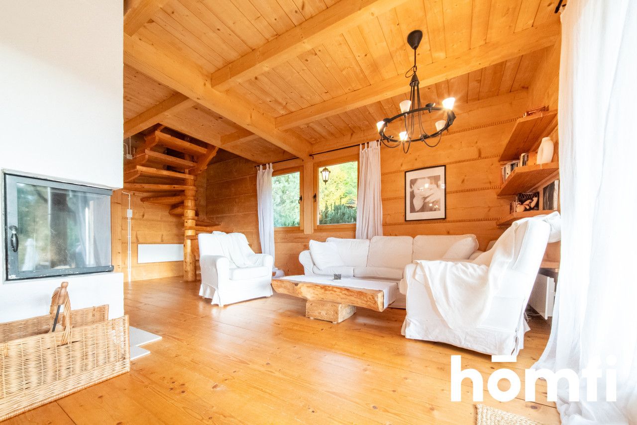 Dom z bali w Brzezowej na sprzedaż! - Dom - Sprzedaż - Myślenicki, Dobczyce / Brzezowa