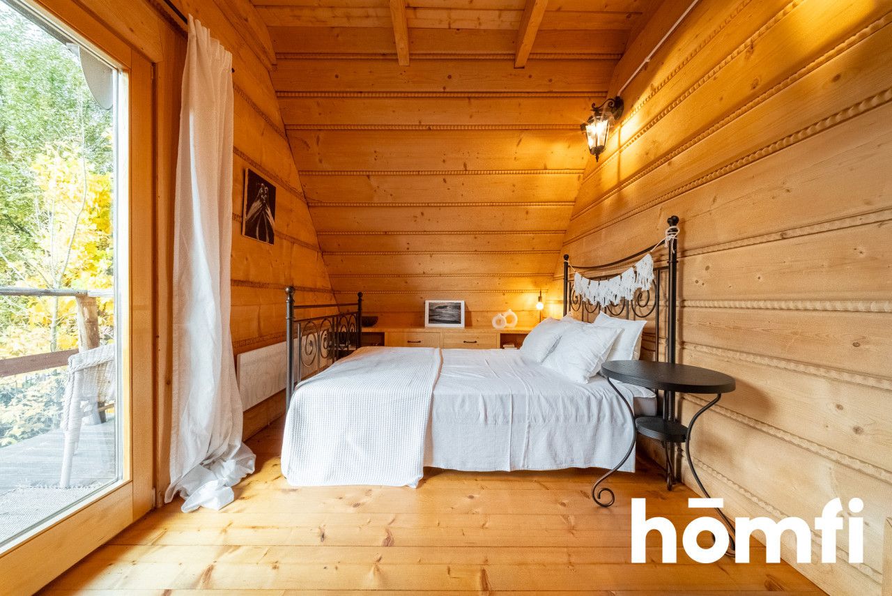 Dom z bali w Brzezowej na sprzedaż! - Dom - Sprzedaż - Myślenicki, Dobczyce / Brzezowa