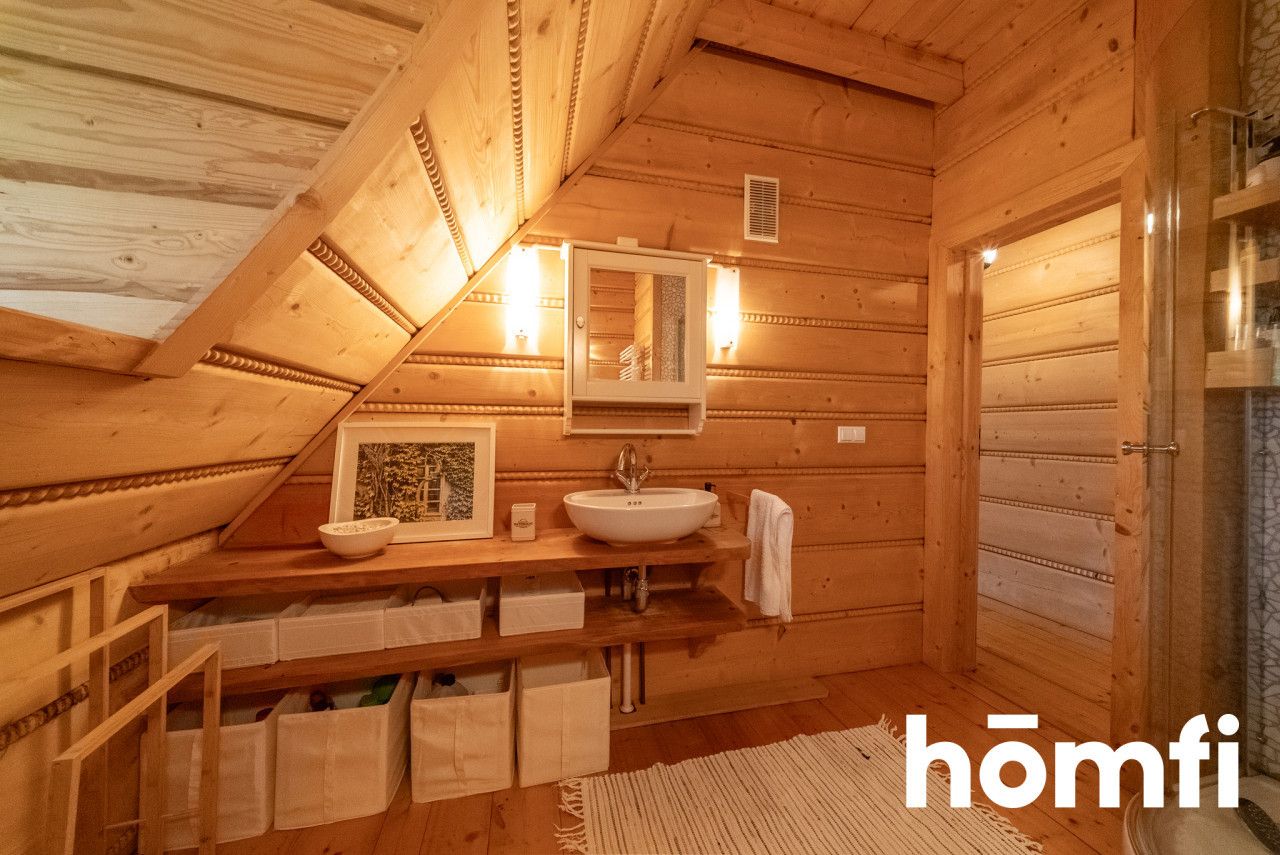 Dom z bali w Brzezowej na sprzedaż! - Dom - Sprzedaż - Myślenicki, Dobczyce / Brzezowa