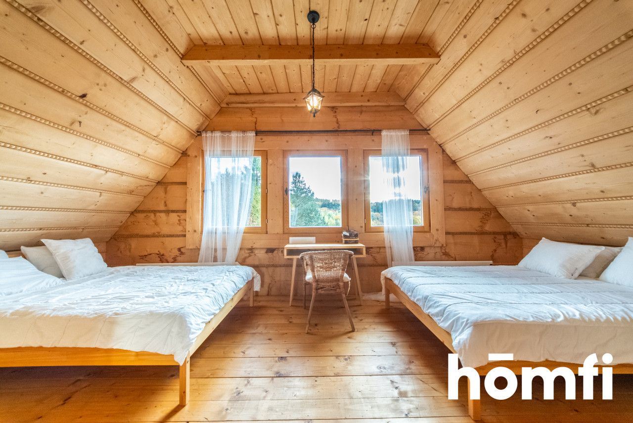 Dom z bali w Brzezowej na sprzedaż! - Dom - Sprzedaż - Myślenicki, Dobczyce / Brzezowa