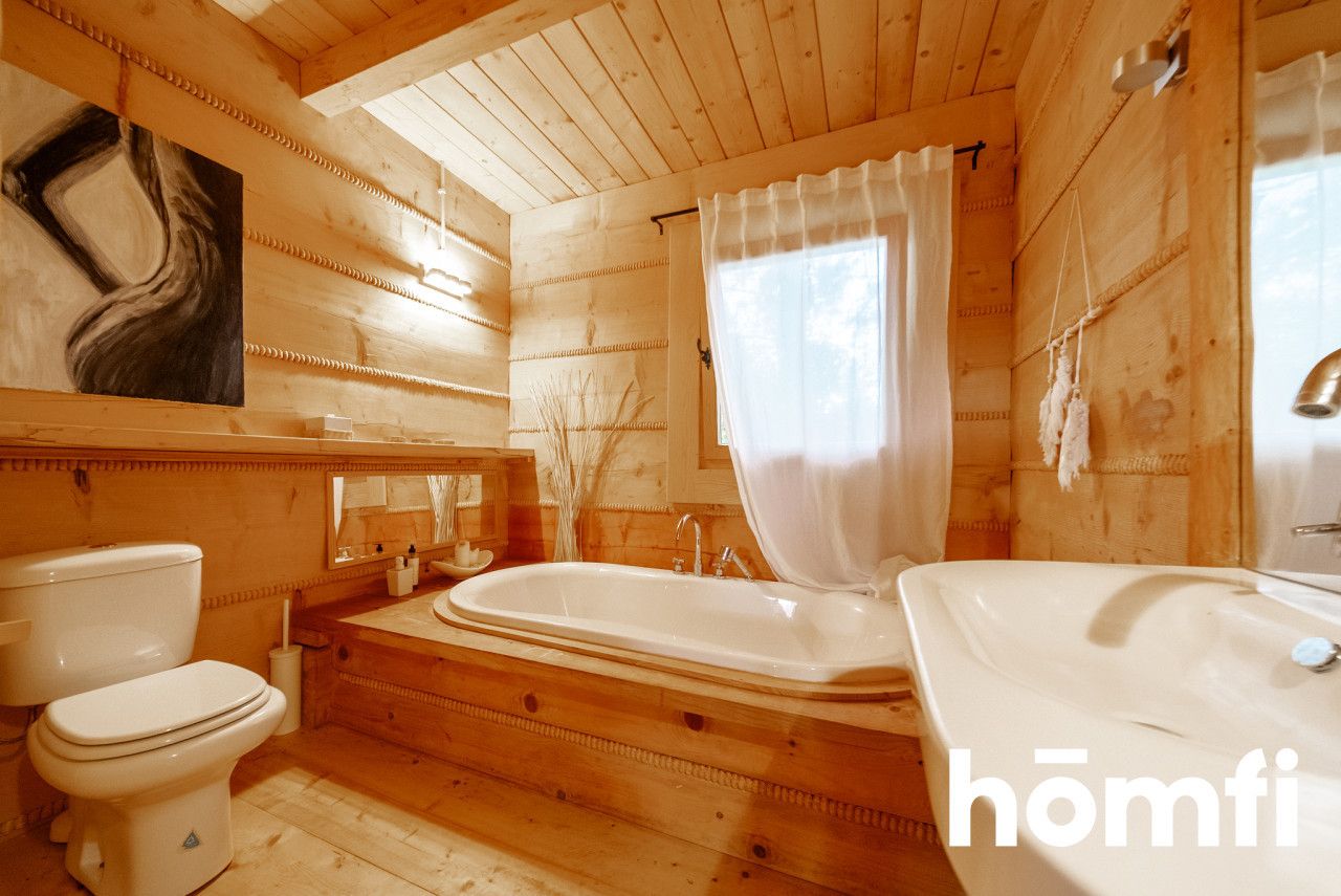 Dom z bali w Brzezowej na sprzedaż! - Dom - Sprzedaż - Myślenicki, Dobczyce / Brzezowa