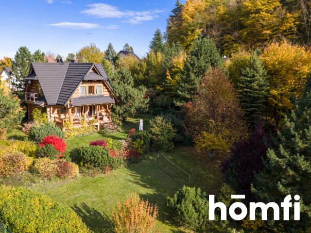 Dom z bali w Brzezowej na sprzedaż! - Dom - Sprzedaż - Myślenicki, Dobczyce / Brzezowa