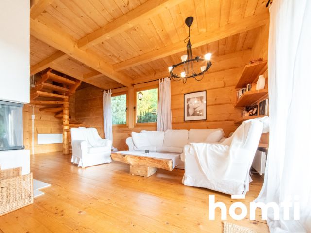 Dom z bali w Brzezowej na sprzedaż! - Dom - Sprzedaż - Myślenicki, Dobczyce / Brzezowa