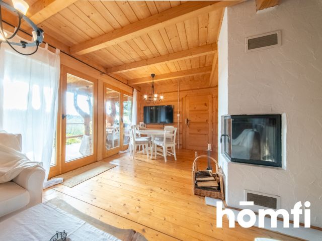 Dom z bali w Brzezowej na sprzedaż! - Dom - Sprzedaż - Myślenicki, Dobczyce / Brzezowa