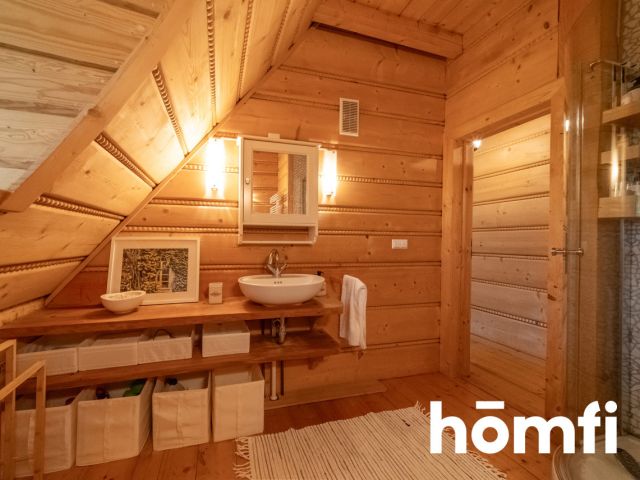 Dom z bali w Brzezowej na sprzedaż! - Dom - Sprzedaż - Myślenicki, Dobczyce / Brzezowa