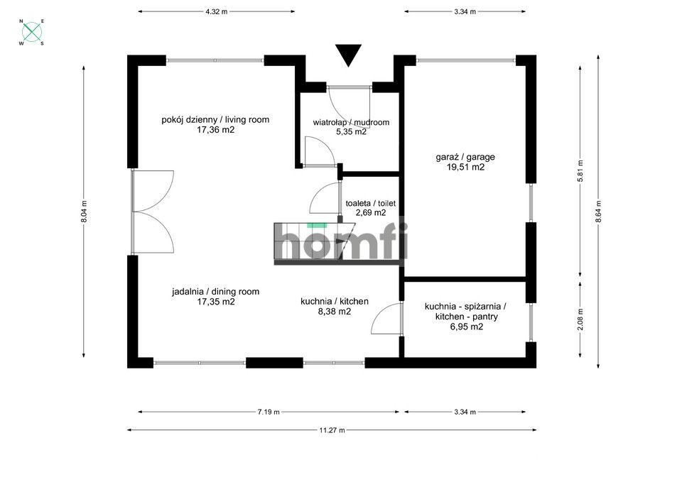 Wyposażony dom wolnostojący z garażem i ogrodem - Dom - Sprzedaż - Myślenicki, Myślenice / Krzyszkowice