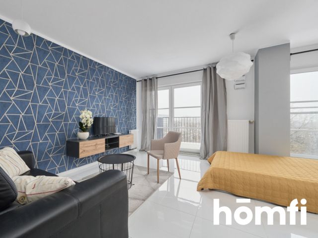 Studio apartment with wardrobe and balcony, Legnicka St. - Квартира - Оренда - Wrocław, Fabryczna