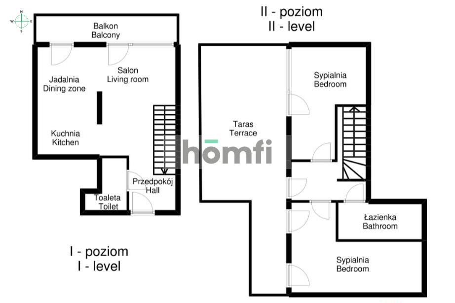 3 pokojowe mieszkanie z tarasem - Komorowice k/Wrocławia - Mieszkanie - Wynajem - Wrocławski, Żórawina / Komorowice