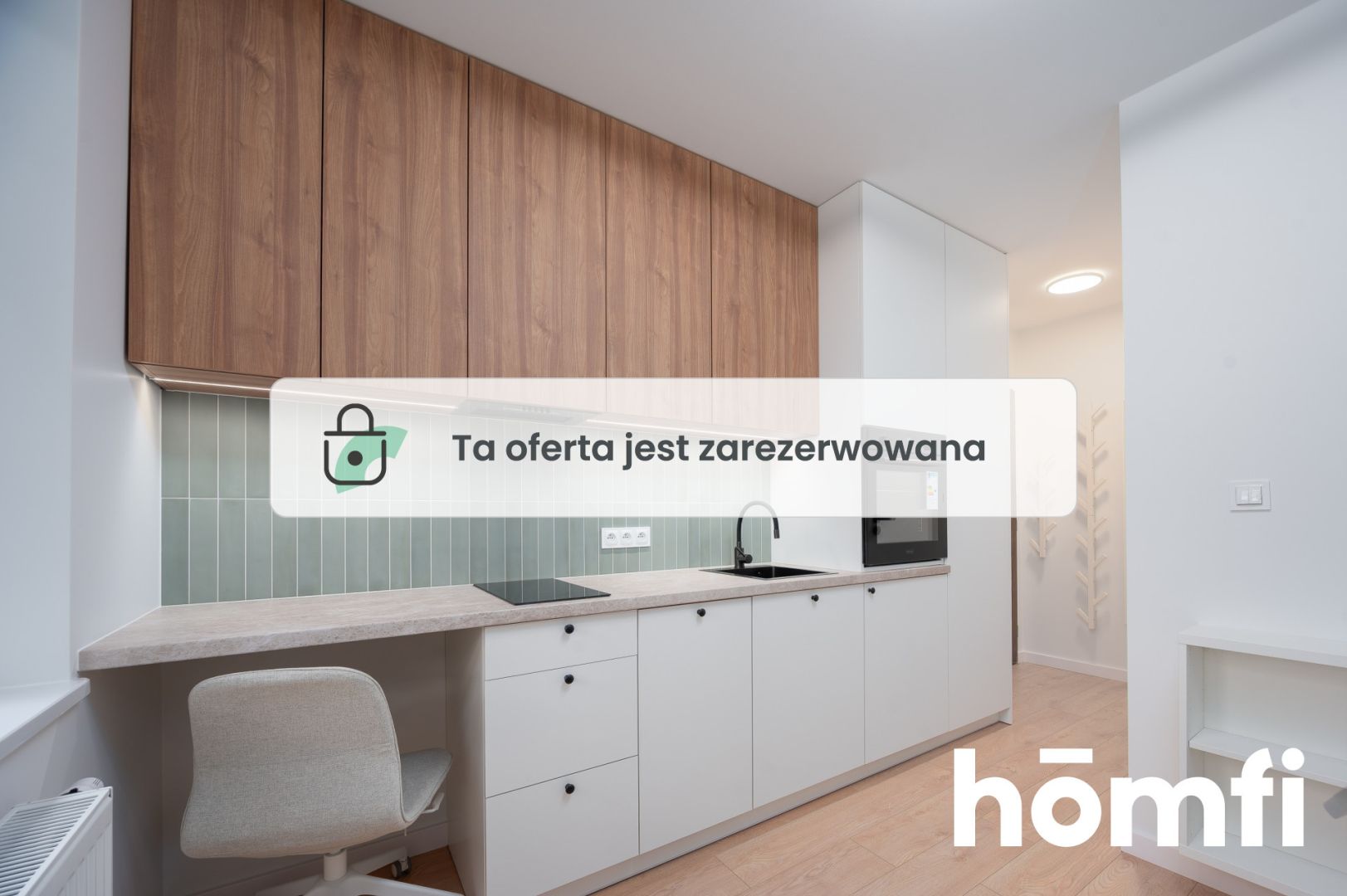 homfi presents a modern 1-room apartment for rent on Na Wrzosach Street – available from November! - Apartment - Rent - Kraków, Podgórze / Bieżanów-Prokocim