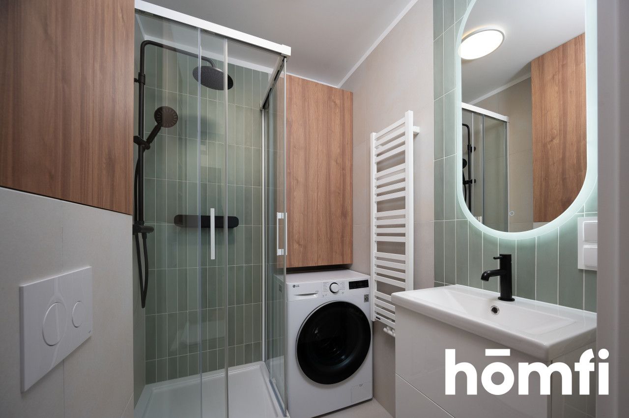 homfi presents a modern 1-room apartment for rent on Na Wrzosach Street – available from November! - Apartment - Rent - Kraków, Podgórze / Bieżanów-Prokocim