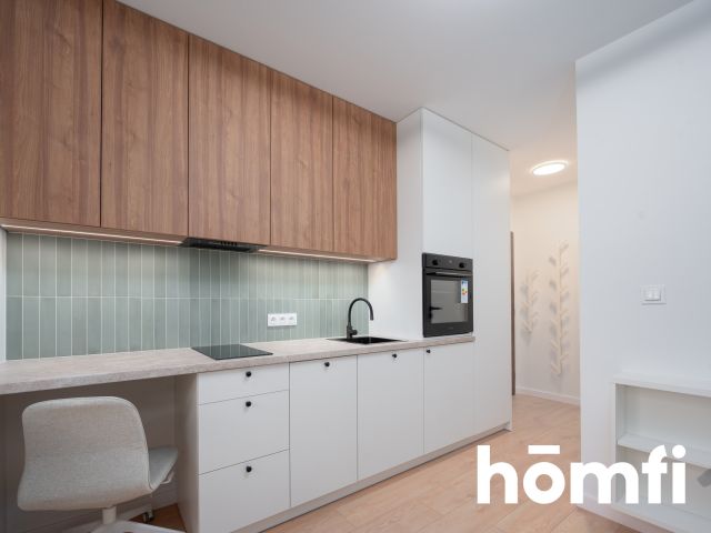homfi presents a modern 1-room apartment for rent on Na Wrzosach Street – available from November! - Apartment - Rent - Kraków, Podgórze / Bieżanów-Prokocim