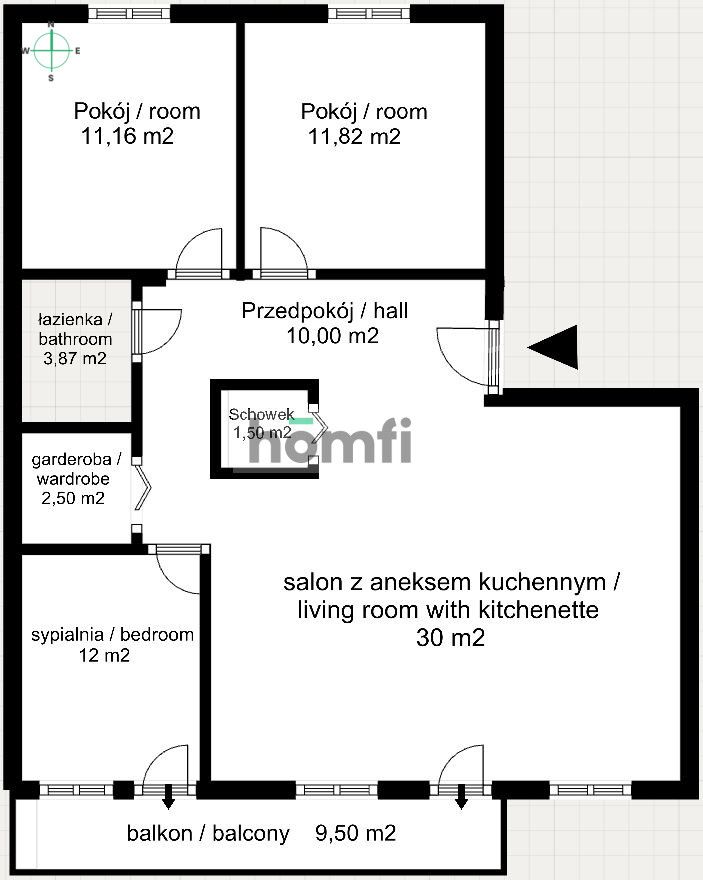 Piękne, rozkładowe mieszkanie - Mieszkanie - Sprzedaż - Toruń, Koniuchy