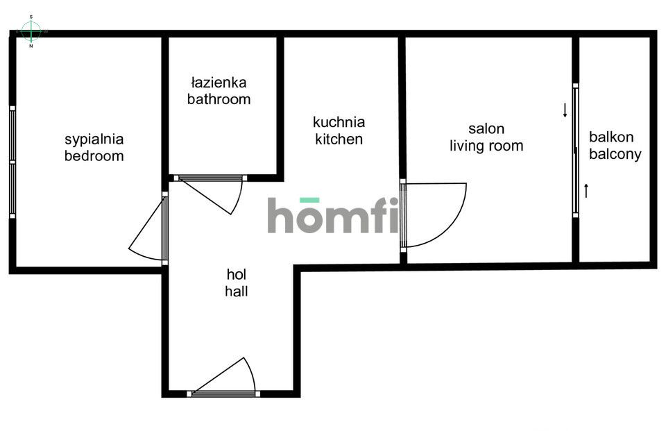 dwupokojowe mieszkanie z oddzielną kuchnią, Łagiewniki, Bonarka, Zakopianka - Mieszkanie - Wynajem - Kraków, Podgórze / Łagiewniki