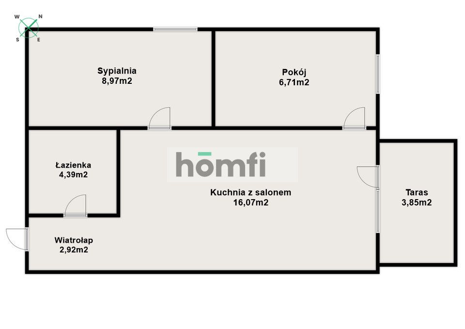 3pokojowe mieszkanie | parking naziemny | taras - Mieszkanie - Sprzedaż - Rzeszów, Zalesie
