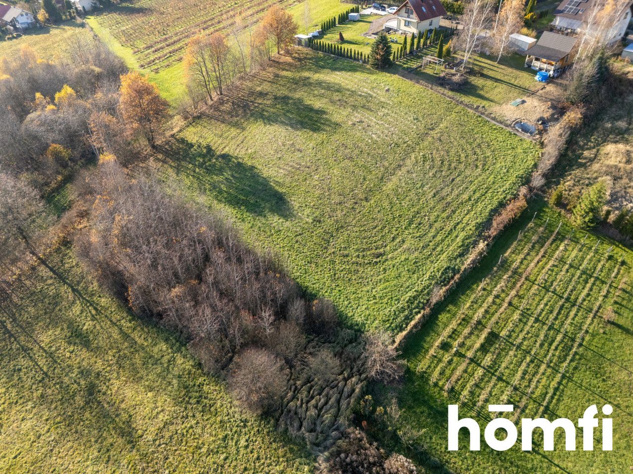 Building 52 ares - quiet and green neighborhood - Plot - Sale - Krakowski, Mogilany / Włosań