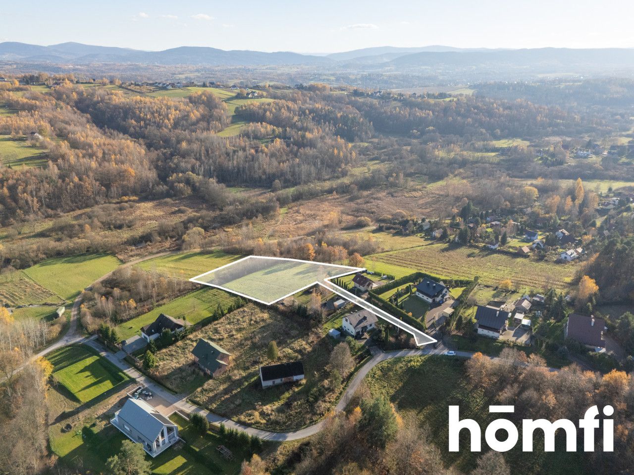 Building 52 ares - quiet and green neighborhood - Plot - Sale - Krakowski, Mogilany / Włosań